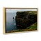 Stupell Industries Scenic Ireland Cliffs Black Framed Floater Canvas Wall Art, design by Jade Sharp Photo